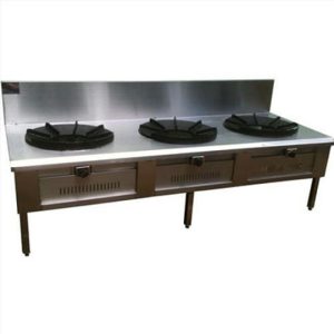 Industrial kitchen floor