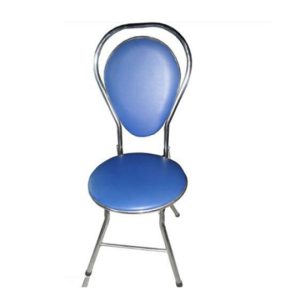 Stainless steel seat with backrest