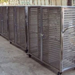 Stainless steel trolley